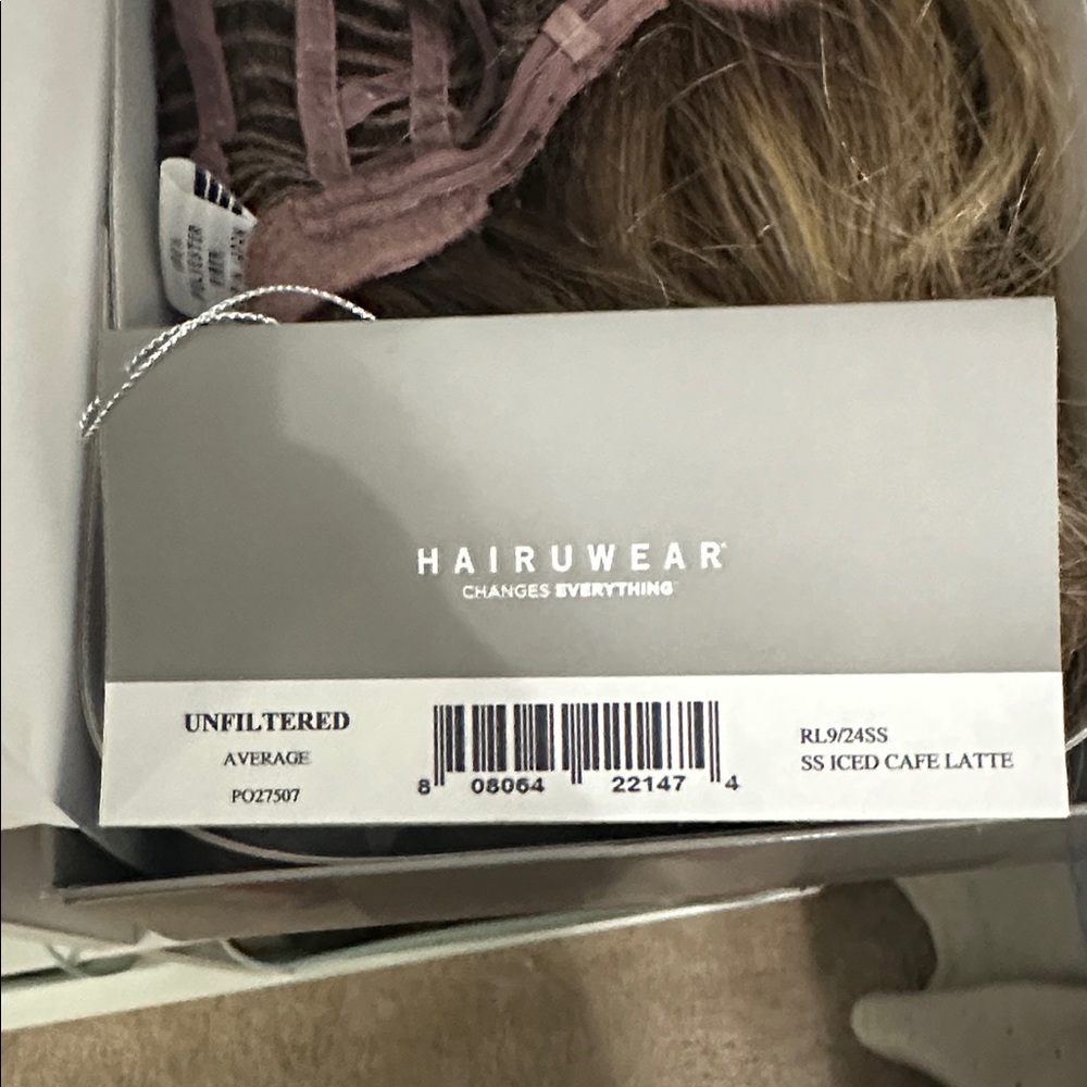 Raquel Welch Unfiltered Average SS Iced Cafe Latter Wig NWT RL9/24SS